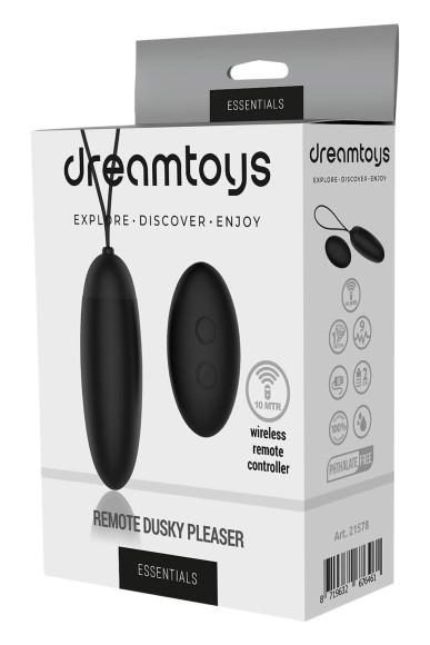 Черное виброяйцо REMOTE DUSKY PLEASER Черное виброяйцо REMOTE DUSKY PLEASER