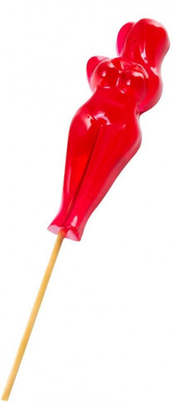 Леденец на палочке «Девушка» со вкусом клубники Леденец на палочке «Девушка» со вкусом клубники