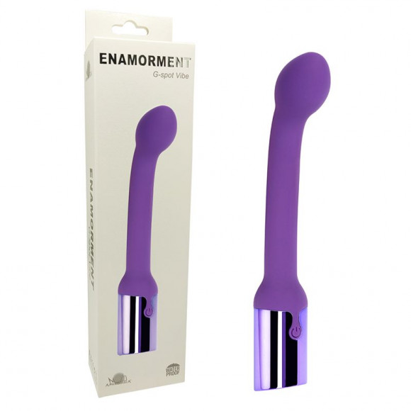 Фиолетовый вибростимулятор G-точки Enamorment G-spot Vibe - 22,5 см. Фиолетовый вибростимулятор G-точки Enamorment G-spot Vibe - 22,5 см.