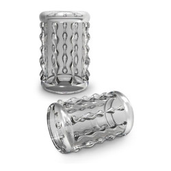 Прозрачная насадка с бороздками STAY HARD COCK SLEEVE 04 CLEAR Прозрачная насадка с бороздками STAY HARD COCK SLEEVE 04 CLEAR