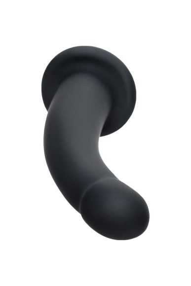 Черный анальный фаллоимитатор Serpens - 14 см. Черный анальный фаллоимитатор Serpens - 14 см.