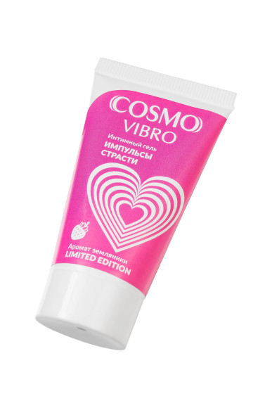 Возбуждающий гель на водно-силиконовой основе Cosmo Vibro с ароматом земляники - 25 гр. Возбуждающий гель на водно-силиконовой основе Cosmo Vibro с ароматом земляники - 25 гр.