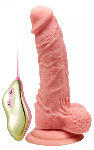 Телесный ротатор-реалистик Charles - 17,5 см.