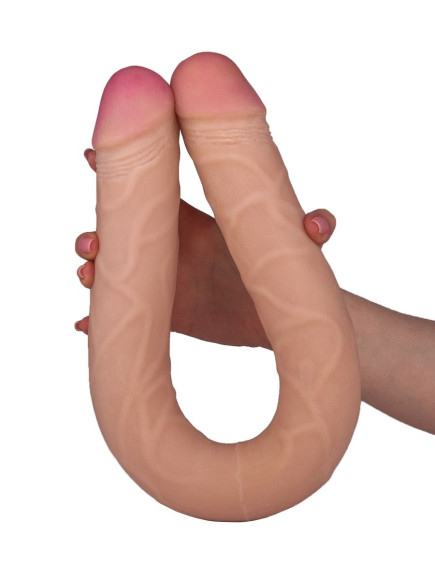 Крупный двусторонний фаллоимитатор - 55,5 см. Крупный двусторонний фаллоимитатор - 55,5 см.