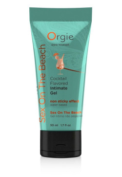 Съедобный интимный гель Orgie Lube Tube Cocktail Sex On The Beach - 50 мл. Съедобный интимный гель Orgie Lube Tube Cocktail Sex On The Beach - 50 мл.