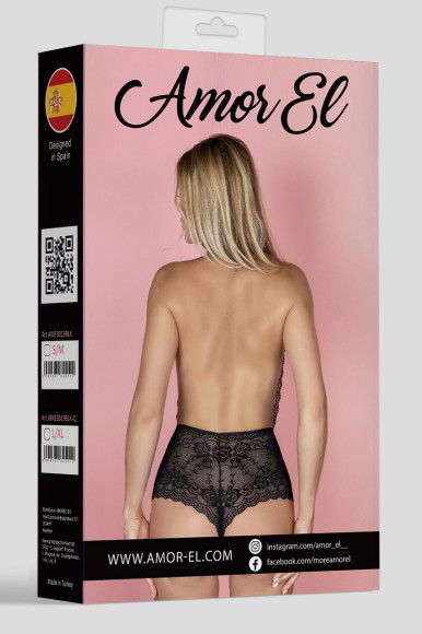 Кружевное боди с полностью открытой спинкой Кружевное боди с полностью открытой спинкой