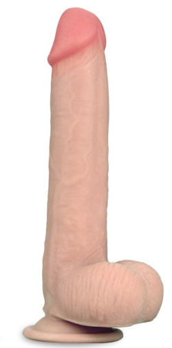 Телесный фаллоимитатор Sliding Skin Dual-Layered 9.0 - 23 см. Телесный фаллоимитатор Sliding Skin Dual-Layered 9.0 - 23 см.