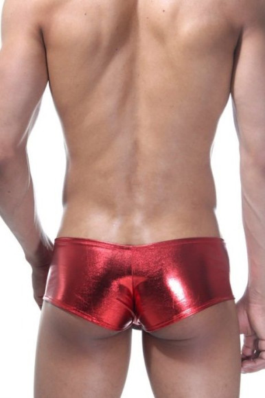 Красные блестящие трусы-хипсы Красные блестящие трусы-хипсы