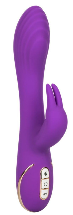 Фиолетовый вибратор-кролик с нагревом Jack Rabbit Signature Heated Silicone Rotating - 21,5 см. Фиолетовый вибратор-кролик с нагревом Jack Rabbit Signature Heated Silicone Rotating - 21,5 см.