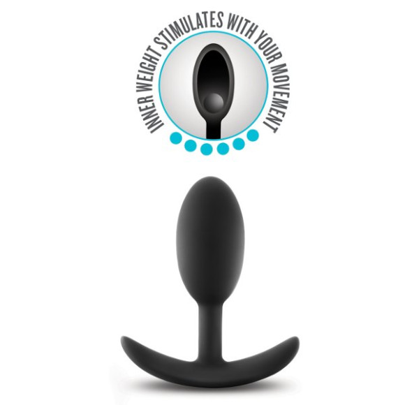 Черная анальная пробка Silicone Vibra Slim Plug Medium - 10,2 см. Черная анальная пробка Silicone Vibra Slim Plug Medium - 10,2 см.