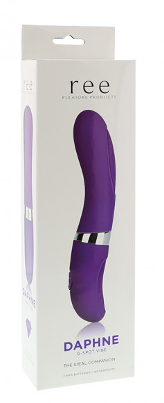 Фиолетовый силиконовый вибромассажёр Daphne - 12,7 см. Фиолетовый силиконовый вибромассажёр Daphne - 12,7 см.