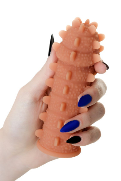 Насадка на фаллос с шипами и продолговатыми бугорками Extreme Sleeve 004 S-size - 12,7 см. Насадка на фаллос с шипами и продолговатыми бугорками Extreme Sleeve 004 S-size - 12,7 см.