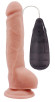 Телесный вибратор с мошонкой на присоске Extra Fun Vibrating Dildo - 23,5 см. Телесный вибратор с мошонкой на присоске Extra Fun Vibrating Dildo - 23,5 см.
