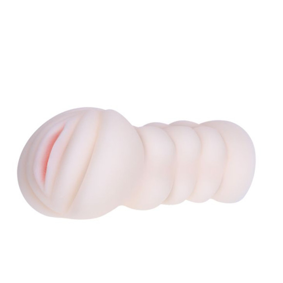 Рифленый мастурбатор-вагина из реалистичного материала