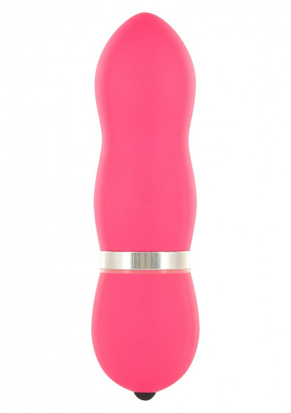 Розовый вибромассажер FUNKY VIBELICIOUS - 11 см. Розовый вибромассажер FUNKY VIBELICIOUS - 11 см.