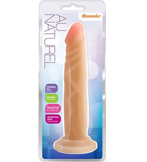 Телесный фаллоимитатор Ronnie - 19 см. Телесный фаллоимитатор Ronnie - 19 см.