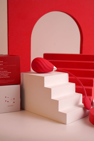 Красное виброяйцо Magic Motion Sundae Красное виброяйцо Magic Motion Sundae