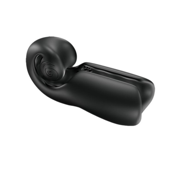 Черный мастурбатор SVibe Evo с вибрацией Черный мастурбатор SVibe Evo с вибрацией