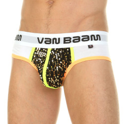 Оригинальные трусы-брифы с золотистыми пайетками Оригинальные трусы-брифы с золотистыми пайетками