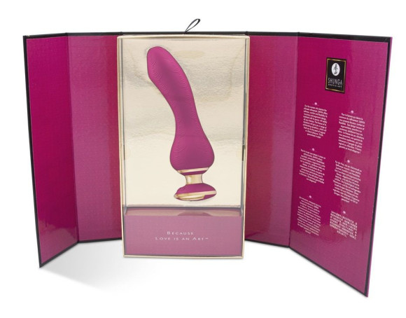 Малиновый вибростимулятор SANYA - 18,5 см. Малиновый вибростимулятор SANYA - 18,5 см.