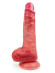 Телесный вибратор-реалистик с имитацией семяизвержения - 26 см.