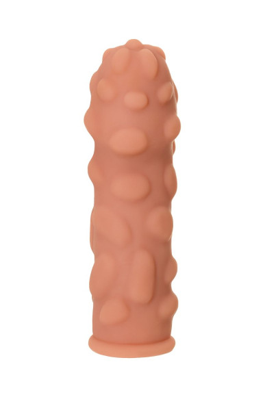 Телесная насадка на фаллос с крупными бугорками Extreme Sleeve 011 S-size - 12,7 см. Телесная насадка на фаллос с крупными бугорками Extreme Sleeve 011 S-size - 12,7 см.