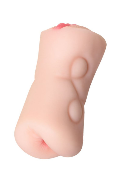 Телесный двусторонний мастурбатор Rich Fruit - вагина и анус Телесный двусторонний мастурбатор Rich Fruit - вагина и анус