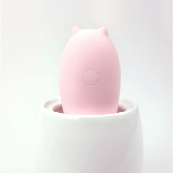 Розовое перезаряжаемое виброяйцо Mr.Devil