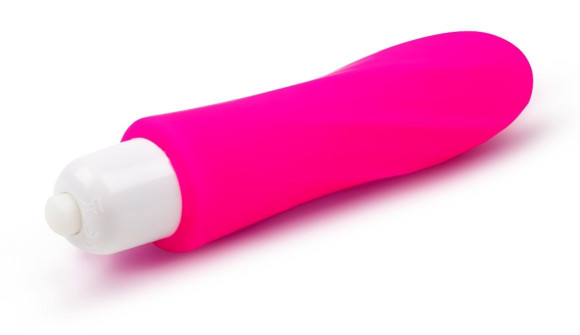 Розовая удлиненная вибропуля из силикона - 9,5 см. Розовая удлиненная вибропуля из силикона - 9,5 см.