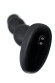 Черный анальный стимулятор с вибрацией и вращением Ridge - 17,2 см. Черный анальный стимулятор с вибрацией и вращением Ridge - 17,2 см.