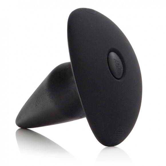 Чёрная анальная вибропробка 10 Function Risque Prober - 14,5 см.