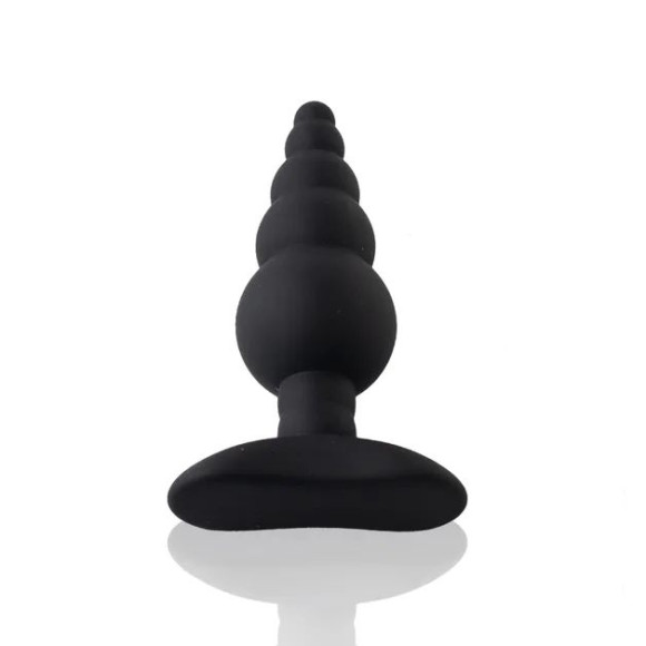 Черная анальная пробка Unicorn Playful - 10 см. Черная анальная пробка Unicorn Playful - 10 см.