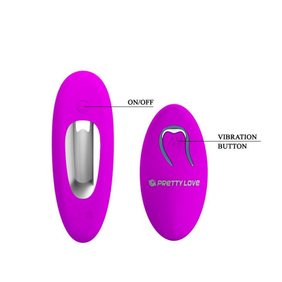 Универсальный вибромассажер для пар Magic Fingers U с пультом ДУ