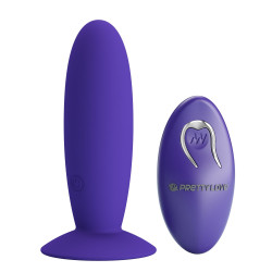Фиолетовый анальный вибростимулятор Remote Control Vibrating Plug Youth - 11 см. Фиолетовый анальный вибростимулятор Remote Control Vibrating Plug Youth - 11 см.