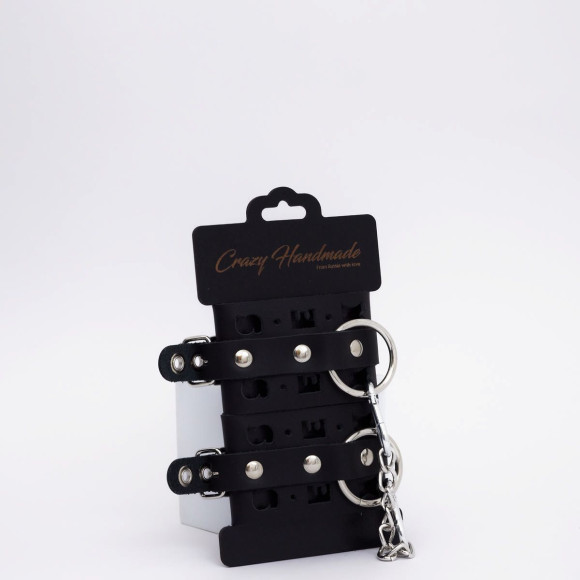 Черные кожаные наручники Sex Черные кожаные наручники Sex