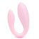 Нежно-розовый вибратор для пар с пультом ДУ Нежно-розовый вибратор для пар с пультом ДУ