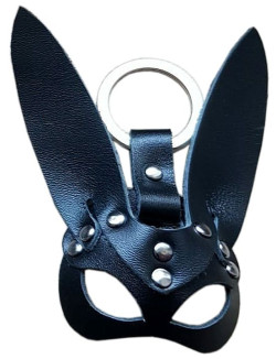 Черный сувенир-брелок Кролик Черный сувенир-брелок Кролик