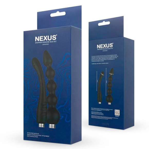 Набор из 2 насадок для анального душа Shower Douche Duo Kit