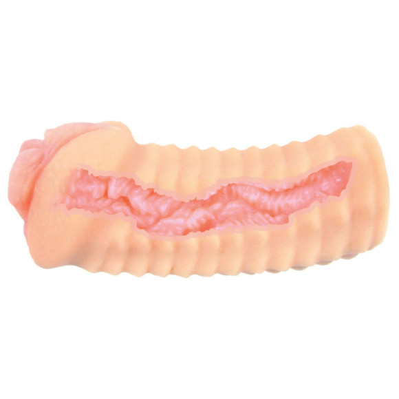 Телесный реалистичный мастурбатор-вагина Elegance.006 с двойным слоем материала Телесный реалистичный мастурбатор-вагина Elegance.006 с двойным слоем материала