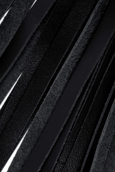 Черно-красная кожаная плеть - 50 см. Черно-красная кожаная плеть - 50 см.