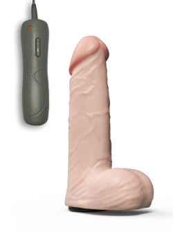 Фаллическая насадка Харнесс UNICOCK 5,5  с вибрацией - 17 см.