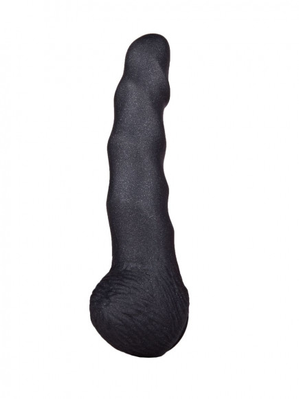 Чёрная насадка на пояс харнесс BLACK BENT 2 - 19,5 см. Чёрная насадка на пояс харнесс BLACK BENT 2 - 19,5 см.