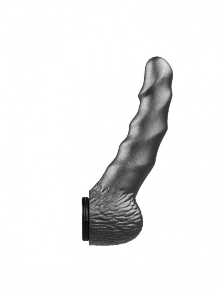 Чёрная насадка на пояс харнесс BLACK BENT 2 - 19,5 см. Чёрная насадка на пояс харнесс BLACK BENT 2 - 19,5 см.