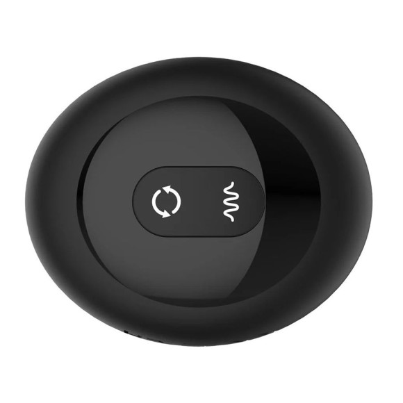 Черная анальная вибровтулка Nexus Tornado Medium с функцией вращения Черная анальная вибровтулка Nexus Tornado Medium с функцией вращения