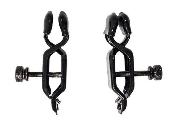 Черные зажимы на соски Craze Черные зажимы на соски Craze