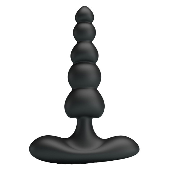 Черный анальный вибростимулятор Corban - 12 см. Черный анальный вибростимулятор Corban - 12 см.