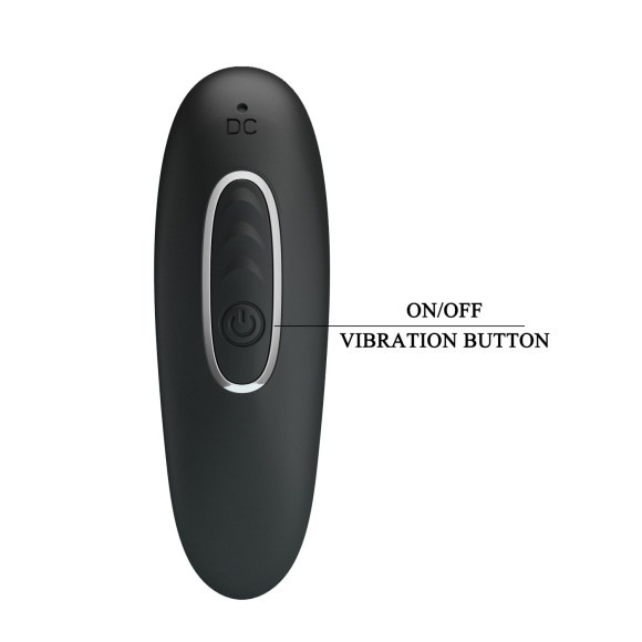 Черный анальный вибростимулятор Corban - 12 см. Черный анальный вибростимулятор Corban - 12 см.