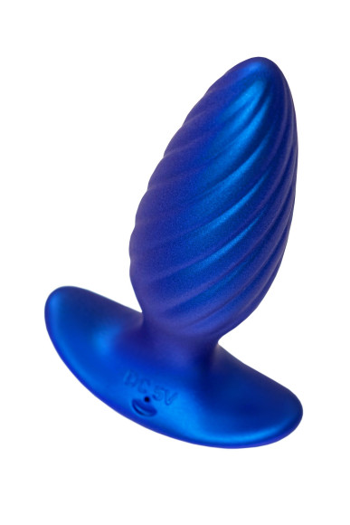 Синяя анальная вибровтулка Closs с управлением через приложение Синяя анальная вибровтулка Closs с управлением через приложение