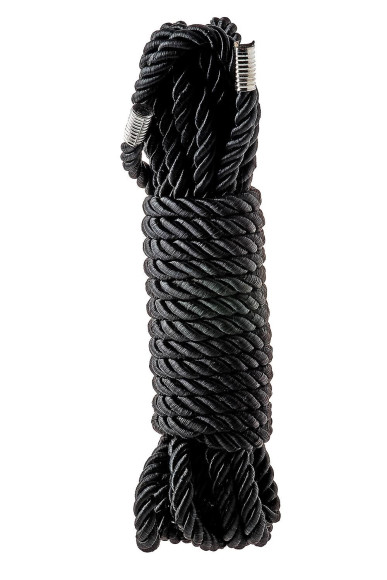 Черная веревка для шибари DELUXE BONDAGE ROPE - 5 м. Черная веревка для шибари DELUXE BONDAGE ROPE - 5 м.