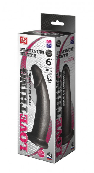 Чёрная насадка на пояс харнесс PLATINUM BENT 2 Чёрная насадка на пояс харнесс PLATINUM BENT 2